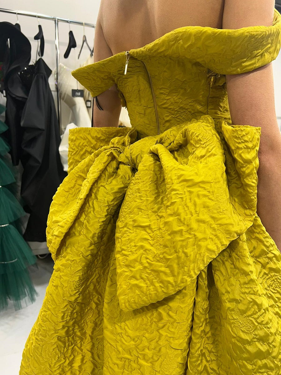 Abito Asimmetrico Det.Swaroski Alaii 1167