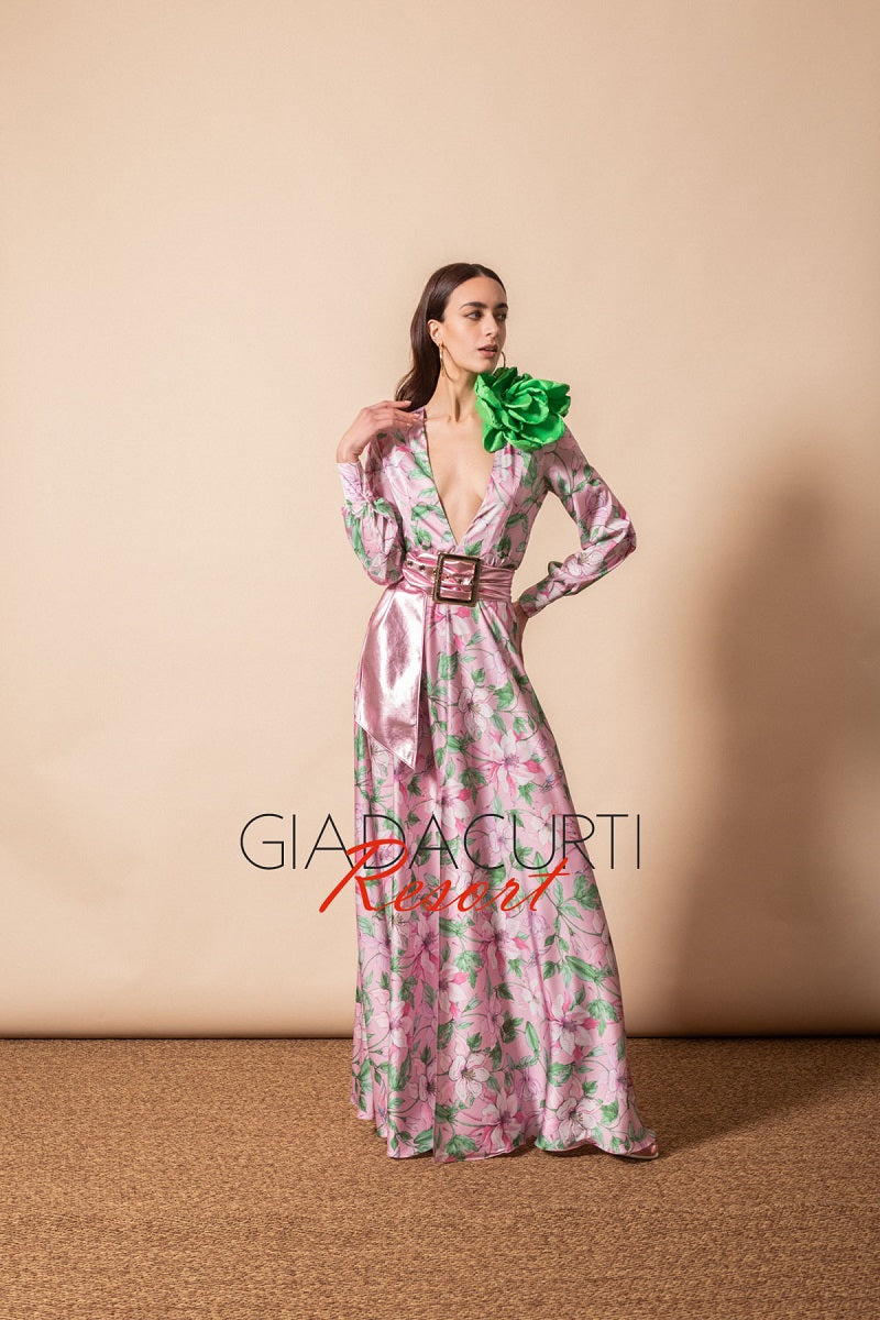 Abito Satin Nodo Giada Curti GCR24A469S14