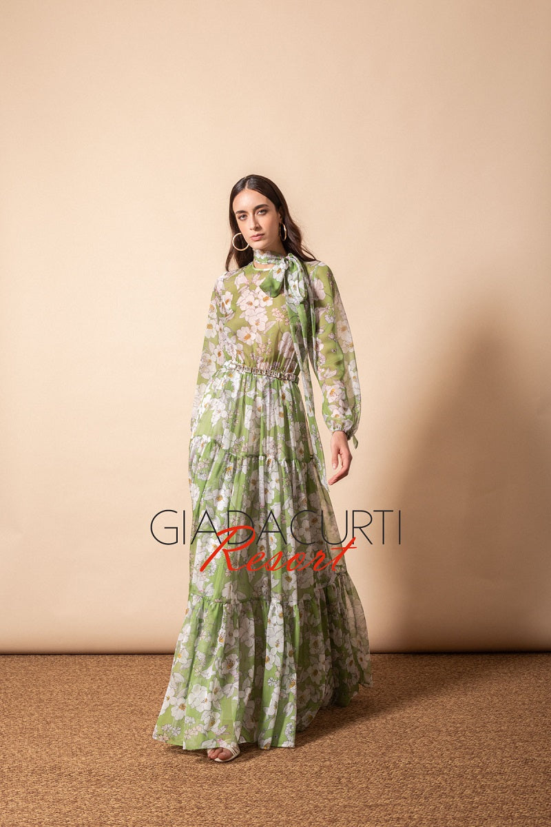 Abito Chiffon Enula Giada Curti GCR24A479C11