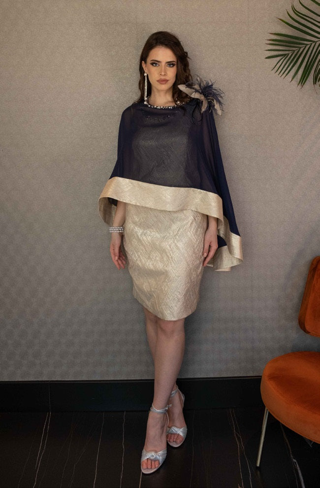 Abito Tubino c/Cappa Curvy Allure C24-34/33