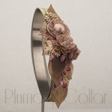 Cintura Accessorio Pluma y Collar 7192