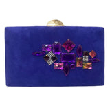 Clutch Gioiello Cerimonia Pluma Y Collar 1052