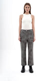 Pantalone in pelle lavata Lefon W24W-031247