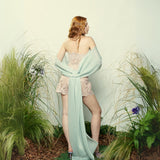 Stola in Organza Nymphaea