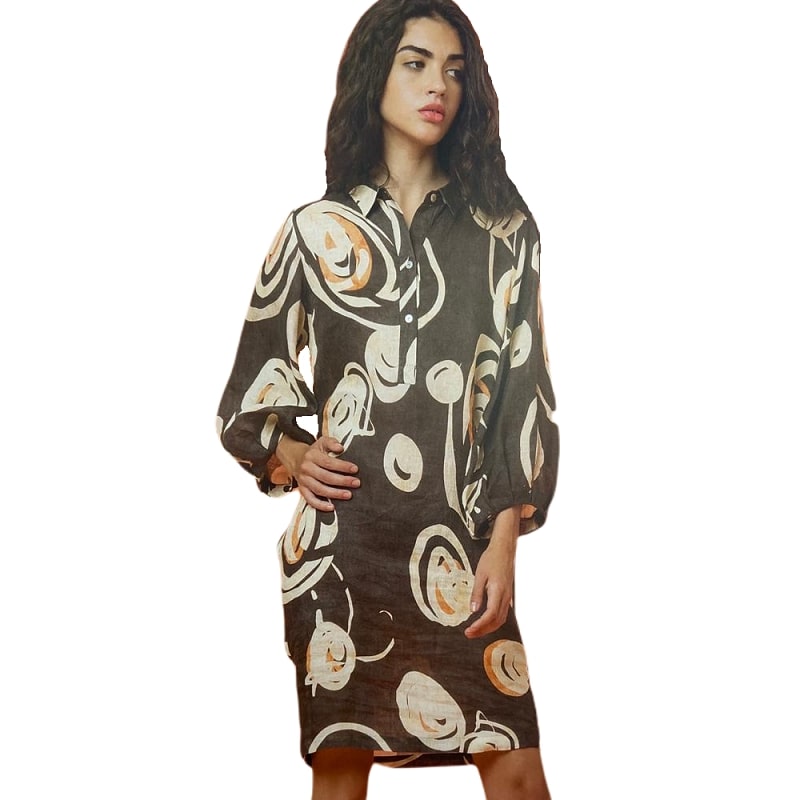 Abito Hanita con Fantasia a strisce