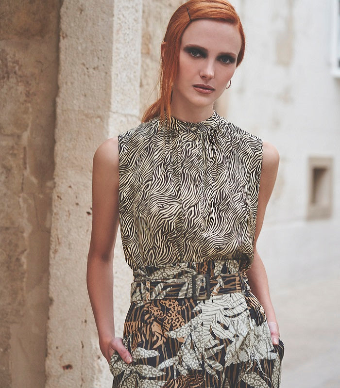 Blusa Kaos Zebrata
