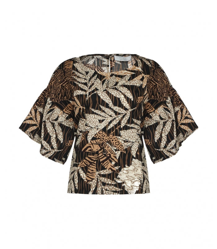 Blusa Kaos Fantasia Foglie