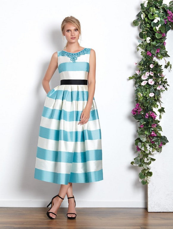 Abito Matilde Cano Rayas Midi V530