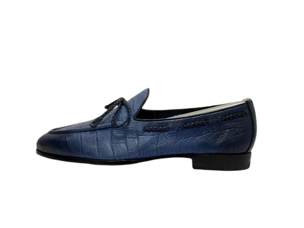 Scarpe in coccodrillo santoni sales
