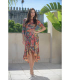 Abito c/Stampa Floreale Gemavièl V2177B