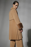 Cappotto D/Petto Polso Pelliccia Milva Mi Art.30240
