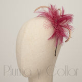 Cappello Accessorio Pluma y Collar 9278