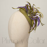 Cappello Accessorio Pluma y Collar 9456