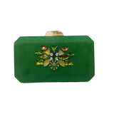 Clutch Gioiello Cerimonia Pluma Y Collar 1052