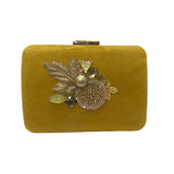 Clutch Gioiello Cerimonia Pluma Y Collar 1052