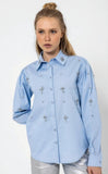 Camicia M/L c/Cristalli Lefon 080449