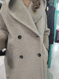 Cappotto lungo in alpaca c/capp Normeet