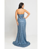 Abito sirena paillettes Rozzin