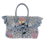 Borsa Mia Bag c/Rouche e Ricami 18108