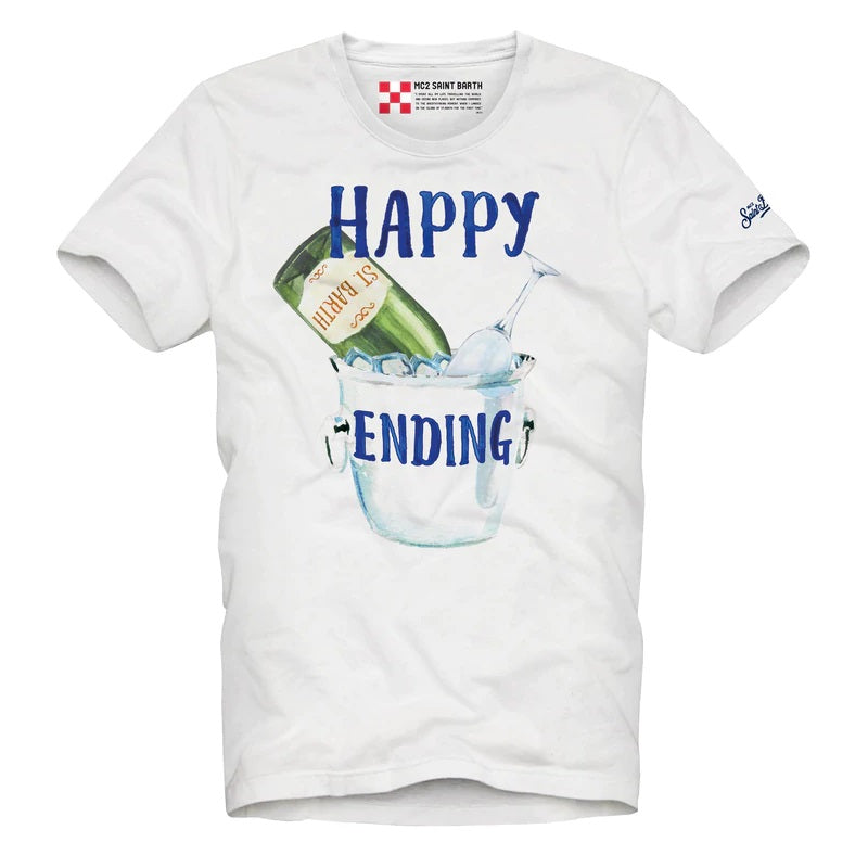 T-Shirt Happy Ending St.Barth TSHM001 02821B