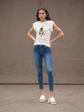 Pantalone Jeans Dafne Skinny White Wise WW28600